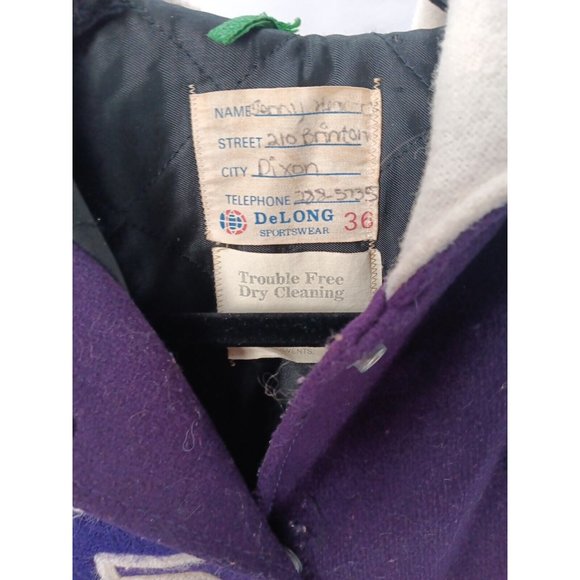 Delong Cheerleading Jacket Size 36  Cheer Vintage 1985 "Jenny" Duchesses - Picture 2 of 7